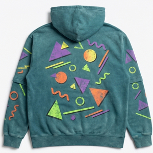 Sudadera con Capucha Sublimada Estilo Y2K, Unisex, Oversize, con Estampado Gráfico Completo, Sudadera de Forro Polar Personalizada - Product Image 4