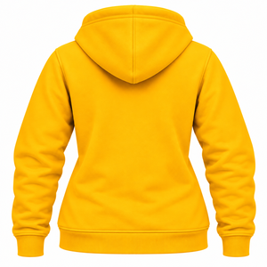 Sweat-shirt à capuche zippé pour femme PDK, design brodé avec lettres grecques, manches longues, avec poches avant - Product Image 4