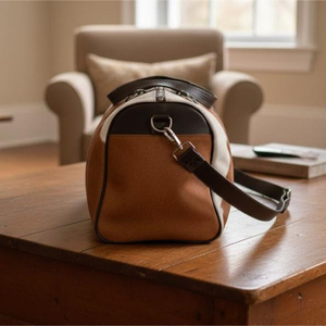 Proveedor mayorista de bolsas de viaje de cuero vacuno hechas a mano de primera calidad, proveedor de equipaje de viaje personalizado OEM para exportación, calidad premium - Product Image 6
