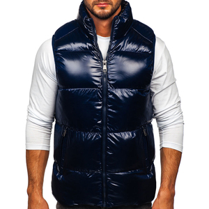 Chalecos Deportivos sin Mangas con Logotipo Personalizado al por Mayor, Chaqueta y Abrigo de Último Diseño, Material para Invierno, Chalecos Acolchados de Media Manga - Product Image 3