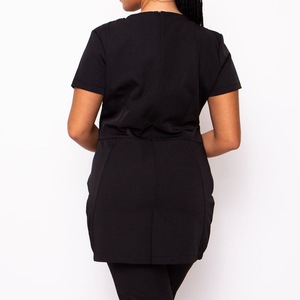 Uniformes de Salón de Belleza Unisex Personalizados al por Mayor, Uniformes de Esteticista Transpirables de Algodón y Elastano para Peluquería, Uñas y Spa - Product Image 2