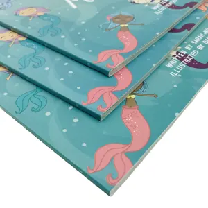 Libro de tapa blanda con impresión personalizada para SM-ET026, libro de cuentos para niños, libros para colorear personalizados para niños
