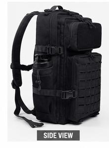 Tactical 35L Geometric Pattern Waterproof Polyester Outdoor Survival Molle <b>Backpack</b> Laptop Compartment Internal Frame for Travel - Product Image 2