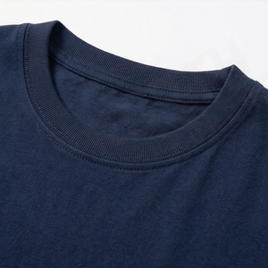 T-shirts en coton surdimensionnés pour femmes, col rond, manches courtes, coupe décontractée ample, épaules tombantes, couleur personnalisable, style décontracté et tendance - Product Image 4