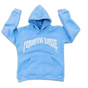 Sweat à capuche 100 % coton molletonné pour homme, faible MOQ, grandes tailles, streetwear, poche avant unie, logo personnalisé, hiver, 340g - Product Image 1