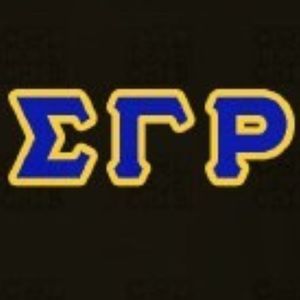 Camiseta Sigma Gamma Rho Negra con Letras Griegas, Azul, Informal para Mujer, Camiseta de Sororidad, Manga Corta, con Gráficos, Personalizada con Letras Griegas - Product Image 5