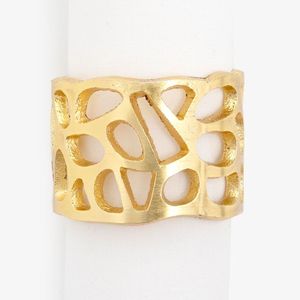 Meilleures ventes : Anneaux de serviette en chaîne dorée, accessoire de table de luxe pour mariage, banquet, dîner, restaurant, maison, ensemble élégant - Product Image 4
