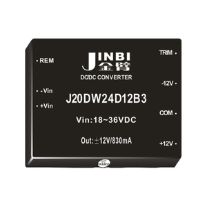 Jinbi <strong>Dual</strong> 12V Output 20W Board Mount DC DC Converters 1000 Isolation Open Frame <strong>Power</strong> <strong>Supply</strong> Converter <strong>Module</strong> Effciency 80% - Product Image 1
