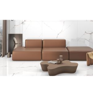 Elegante y Lujosa Baldosa de Porcelana Esmaltada Tallada de 600x1200 para Revestimiento de Paredes de Gran Formato, Diseño para Exteriores de Edificios Comerciales - Product Image 3