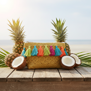 Bolsa de Cosméticos Reutilizable de Yute con Cierre, Organizador de Maquillaje - Product Image 4