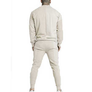Conjunto Deportivo Unisex de Felpa Técnica Estampada Premium al por Mayor: Sudadera de Cuello Redondo de Peso Medio y Pantalones Jogger Ajustados para Entrenamiento de Alto Rendimiento - Product Image 2