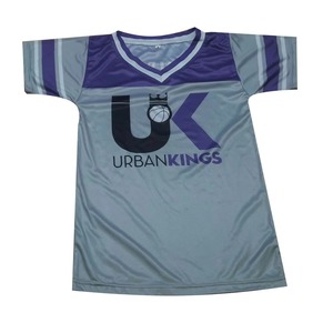 เสื้อยืดแขนสั้นคอกลมทรงสลิมฟิตสำหรับผู้ชาย ผ้าคอตตอนผสมสแปนเด็กซ์ พิมพ์ลายโลโก้ด้านหน้าด้วยเทคนิค Sublimation แห้งเร็ว ผ้าถัก - Product Image 4