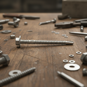 Self-Drilling Screws Washer Head Zinc/Hot-Dip Galvanized Carbon Steel Class 8 Metric/Inch Standard Thread - Product Image 1