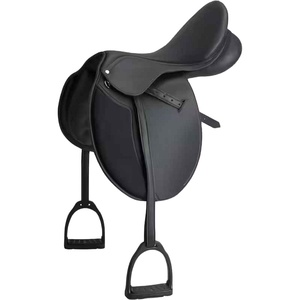 Bordas de cuero reforzadas que previenen el desgaste durante la montura extrema al aire libre. Silla de montar de cuero para caballos. - Product Image 4