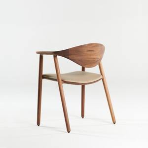 เก้าอี้รับประทานอาหารไม้เนื้อแข็งหุ้มเบาะ ดีไซน์ทันสมัย รูปทรงวงแหวน  ออกแบบตามหลักสรีรศาสตร์ เป็นมิตรกับสิ่งแวดล้อม ระดับไฮเอนด์ เหมาะสำหรับงานตกแต่งภายใน - Product Image 3