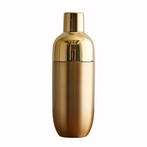 Shaker à cocktails en métal au design tendance, finition dorée, pour la maison, les événements, les fêtes, les bars, les boissons, le vin, les cocktails. - Product Image 6
