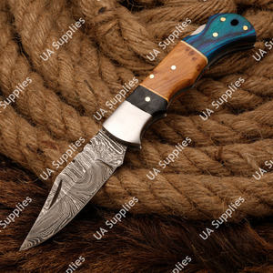 Couteau pliant de poche en acier Damas personnalisé, haute dureté 58 HRC, lame tranchante, tactique, pour la chasse, la pêche, EDC, support OBM OEM - Product Image 4