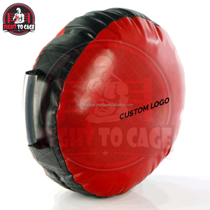 Écran de frappe de boxe en cuir avec impression de logo personnalisée - Service OEM, absorbant les chocs, léger et durable - Product Image 2
