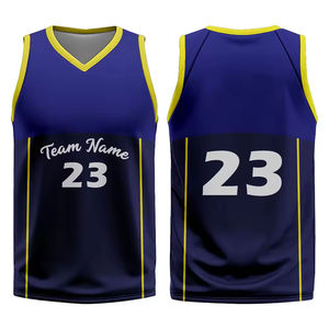 Wholesale Basketball Uniform Men's Sleeveless Basketball Jersey And <b>Shorts</b> Set Fully Sublimation Sports Apparel Basketball Kit - Product Image 3