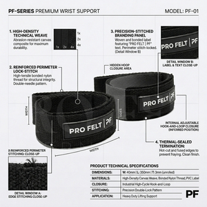 Sangles de levage personnalisées avec logo de marque pour hommes et femmes, sangles de soutien du poignet pour la musculation, la gym et le soulevé de terre. - Product Image 2