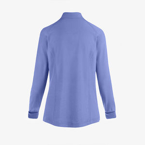 Blousons de travail pour femmes en molleton 100% coton, chauds pour l'hiver, avec col et fermeture éclair intégrale, deux poches, design tendance, vente chaude - Product Image 4