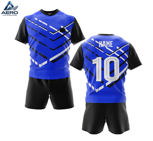 Uniforme de Rugby Transpirable de Alta Calidad con Diseño Único de Fabricación Propia, Logotipo Personalizado Impreso, Uniforme de Rugby de Manga Corta de Secado Rápido - Product Image 1