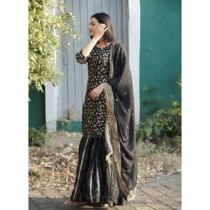 Traje Lehenga bordado de diseñador con ropa regional tradicional de Dupatta elegante - Product Image 1