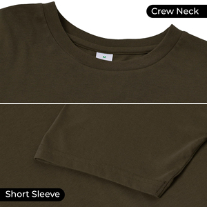 Camiseta para hombre, multicolor, de algodón puro, de manga corta, con cuello redondo, ropa informal suave para comodidad diaria - Product Image 6