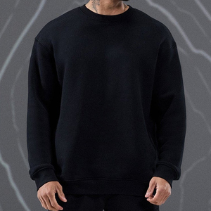 Sweat-shirt à col rond pour homme, personnalisé avec logo, broderie ou impression, unisexe, en coton, vintage, surdimensionné, nouveau design, pas cher - Product Image 3