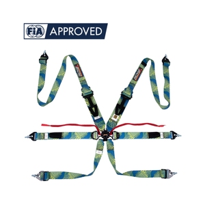 Ceinture de sécurité de course ultra-légère homologuée FIA 8853 2016 SPORT PLUS 4, harnais à six points, couleur personnalisée, vente en gros - Product Image 2