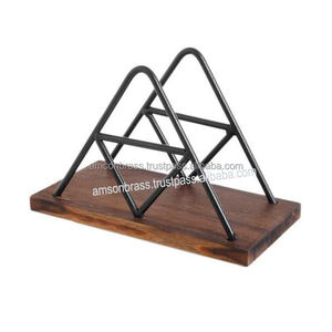 Porte-serviettes en fil de fer en acier inoxydable Design de luxe Table à manger en fil de fer en métal Porte-serviettes en argent au meilleur prix et à bas prix - Product Image 4