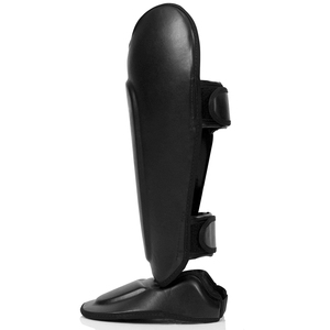 Protector de Espinillas de Piel Sintética Ajustable de Primera Calidad, Protector de Espinillas de Boxeo Transpirable y Cómodo - Product Image 5