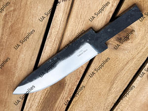มีดสกินเนอร์ UA Supplies 1095 คาร์บอนสตีล ตีขึ้นรูปด้วยมือ ขอบมุมเอียง สไตล์วินเทจ ใบมีดแบบดรอปพอยต์ ขนาด 8 นิ้ว สำหรับกิจกรรมกลางแจ้ง ตั้งแคมป์ ล่าสัตว์ - Product Image 4