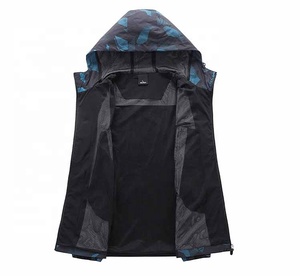 Chaqueta de Montañismo para Hombre, Primavera-Otoño, Delgada, Informal, de Secado Rápido, Cortavientos, con Capucha, para Deportes al Aire Libre - Product Image 4