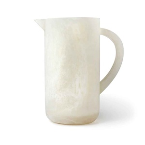 Pichet en résine artisanal, écologique, résistant à la chaleur, incassable, léger, grande capacité, moderne, compatible lave-vaisselle, pour la bière - Product Image 4