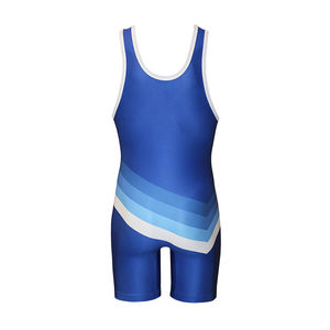 Singlet Deportivo Sublimado de Buena Calidad para Hombre, Ligero, de Secado Rápido, para Lucha Libre, Yoga, Entrenamiento, Fisicoculturismo, Servicio OEM - Product Image 2