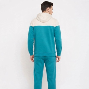 Sweat-shirt personnalisé bicolore en polaire, pull à capuche épais, streetwear décontracté, vêtement d'hiver à manches longues pour homme - Product Image 2