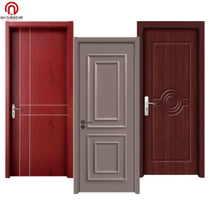 Puerta Moderna de MDF Laminado Resistente a la Humedad y a las Termitas, con Marco de Madera Contrachapada Sólida, Puertas Interiores de Empuje y Jale para Apartamentos y Hoteles - Product Image 4