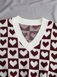 Gilet en tricot pour femme style urbain - Cardigan sans manches à boutons - Haut confortable en fil doux pour femme automne-hiver respirant - Product Image 5