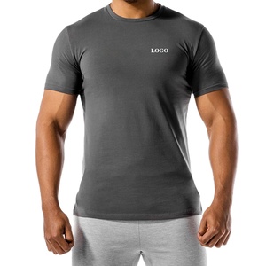 T-shirt Homme Personnalisé à Manches Courtes, Nouveau Design Tendance, Haute Qualité, T-shirt Vierge pour Entraînement et Exercice 2026 - Product Image 1