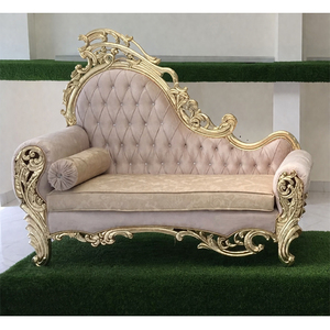 Canapé de scène de mariage éblouissant sur le thème Bollywood, décoration de scène de mariage, canapé italien deux places, canapé de mariage de luxe, fabricant USA - Product Image 1