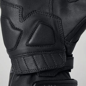 Gants de moto en cuir à doigts entiers avec sangle de poignet réglable pour hommes, utilisation hivernale - Product Image 4