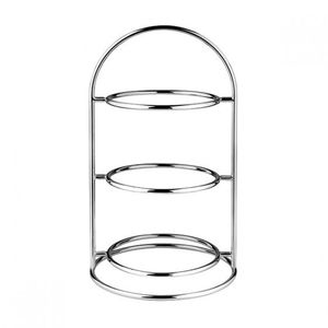 Soporte clásico de metal para exhibir pasteles de boda con base decorativa y elegante decoración para mesa de postres - Product Image 2