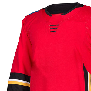 Servicios OEM, Venta al Por Mayor, Nueva Llegada, Jersey de Hockey sobre Hielo Ecológico de Alta Calidad 100% Poliéster, Nombre del Equipo Personalizado, Precio al Por Mayor - Product Image 2