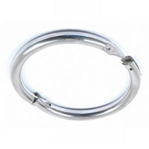 Anneau de nez réglable en acier inoxydable professionnel et réutilisable pour la manipulation du bétail et l'utilisation vétérinaire dans les fermes bovines - Product Image 4