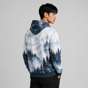 Top Quality Men's Sublimated <b>Hoodie</b> Durable Fabric Breathable Comfortable Fit Casual Wear Custom <b>Sublimation</b> <b>Hoodie</b> For Men - Product Image 3
