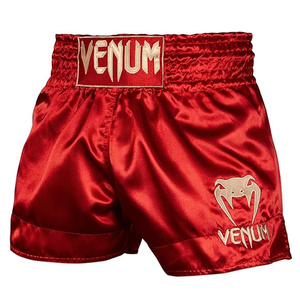 Custom Red Solid Color Muay Thai <b>Men's</b> Fight <b>Shorts</b> MMA Boxing Muay Thai Grappling <b>Shorts</b> High Performance Factory Direct 2026 - Product Image 1
