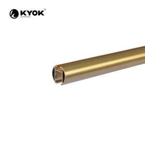 Kyok 2024 nouvelle couleur populaire taille personnalisée en gros or moderne traverse <span class=keywords><strong>tringle</strong></span> à rideaux <span class=keywords><strong>avec</strong></span> <span class=keywords><strong>cordon</strong></span> <span class=keywords><strong>de</strong></span> traction - Product Image 5