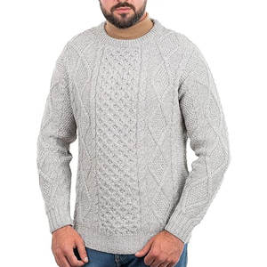 Pull pour homme au design classique, en coton et laine, pull pour homme tendance, prix de gros, pull pour homme en vente - Product Image 1