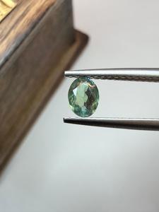 Piedra Preciosa de Alejandrita Suelta, Corte Ovalado, Verde Azulado, Facetada, Piedra Rara de Colección, para Joyería Fina, Piedra Natural que Cambia de Color - Product Image 5